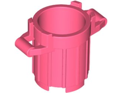 Container, Trash Can with 4 Cover Holders, Coral (92926 / 6381709)