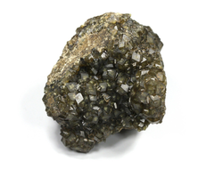 Гранат зеленый (Андрадит) на породе, Россия, Дальнегорск (44*35*34 мм, 78 г) №26883