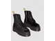 Ботинки Dr Martens Vegan Jadon Max Crushed Velvet Platforms Black