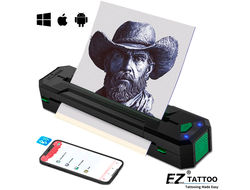 Беспроводной тату принтер EZ Wireless Transfer Stencil Printers Black