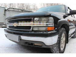 Защита радиатора Chevrolet Tahoe II 1999-2007 black PREMIUM