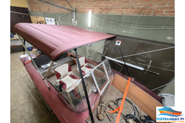 Бимини топ Прогресс 2 м бордовый акрил