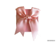 Коробка ювелирная для кольца Квадрат Бант 5 x 5 см h - 3,5 см Розовая
