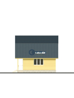 Д-12 ДАЧНЫЙ ДОМ ИЗ БРУСА:ГАБАРИТНЫЕ РАЗМЕРЫ: (7Х6М), ОБЩАЯ ПЛОЩАДЬ: 72М²