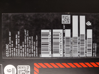 ASUS ROG Strix G15 G513RC-HN088 ( 15.6 FULL HD IPS 144Hz AMD RYZEN 7 6800H RTX3050 (4Gb) 16Gb 512SSD )