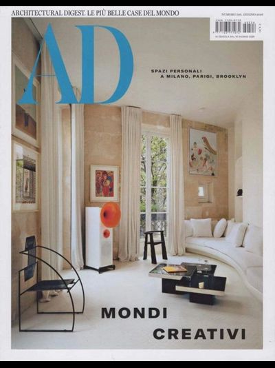 AD Magazine Italia Architectural Digest Italy June 2026 Mondi Creativi Issue, Intpressshop