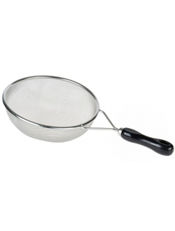 Сито d=250 мм. нерж. размер ячейки 1*1 мм. с пластик. ручкой