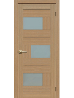Дверь межкомнатная Экошпон Сибирь профиль Модель 243 Тиковое дерево (под заказ)