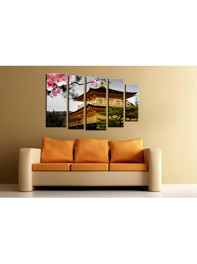 Модульная картина &quot;Архитектура Азии&quot;