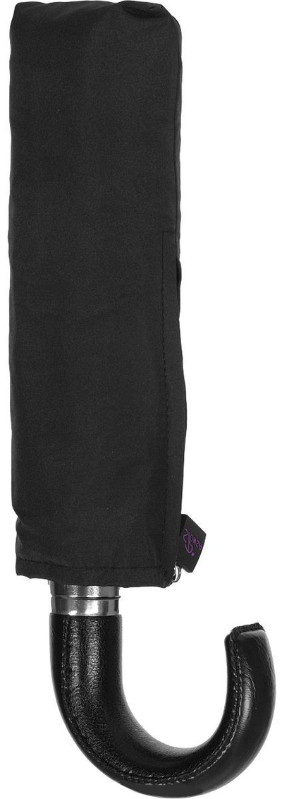 Зонт мужской складной автоматический Sponsa, ручка крючок кожа, большой купол (125см)