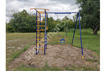 Уличный ДСК Веселый непоседа Модель №3 с качелями на цепях