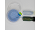 Иридисцентный глиттер блестки Ирис цветной Голубой 0,1 мм