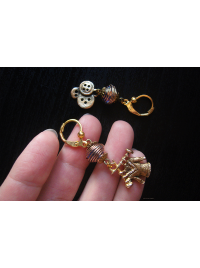 Серьги "Швейная магия"