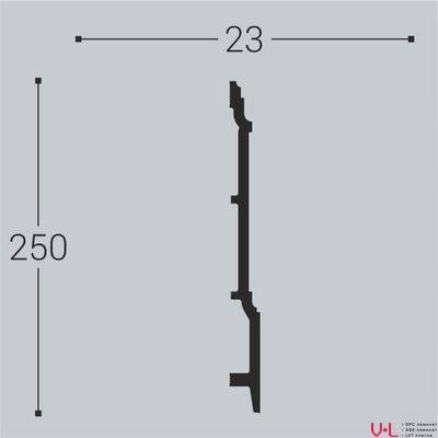 Плинтус Bello Deco XPS П17 2000х250х23