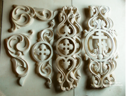 Резной накладной элемент,декор,набор декора для мебели,купить недорого декор для мебели в Беларуси