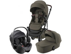 Коляска 3в1 Britax Roemer SMILE 5Z, LUX Urban Olive + BS PRO Deep Black