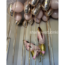 Набор "Бабочка  с шарами под потолок"