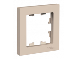 Рамка 1-пост, песочный, серия AtlasDesign