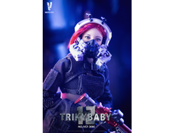 Киберпанк девушка-агент - Коллекционная фигурка 1/12 SCALE CYBERPUNK TRICKYBABY 12 RAINBOW (VCF-3006) - VERYCOOL