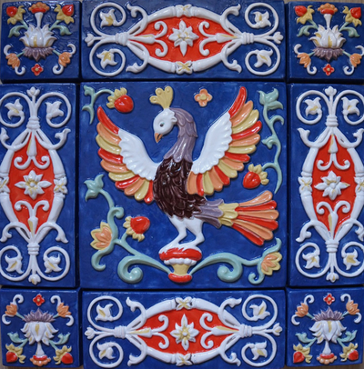 Комплект фасадных изразцов "Орнаменталь"