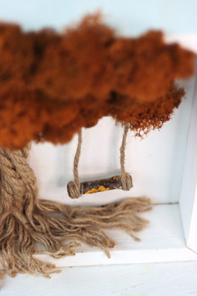 Новогодняя эко-картина № 1181