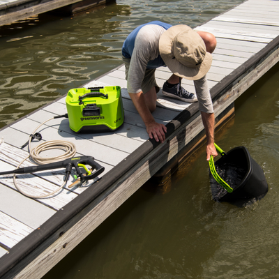 Мойка высокого давления аккумуляторная Greenworks GDC40, 40V