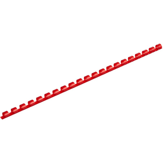 Пружины для переплета пластиковые Promega office 8мм красный 100 штук в упаковке