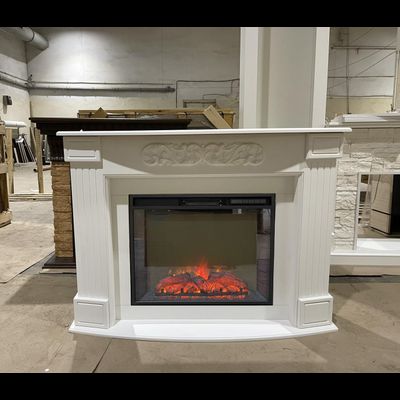 Угловой электрокамин Венеция WT с очагом Sparta 25.5 LED