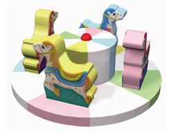 Мини-карусель 4KIDS «Лошадки»