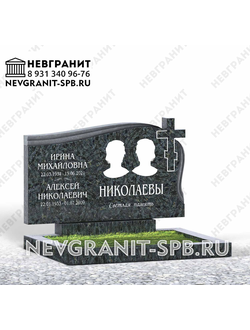 Горизонтальный памятник ДГ-78 пироксенит