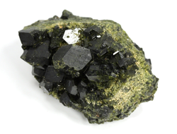 Эпидот, сросток кристаллов, Перу (55*42*32 мм, 101 г) №35868