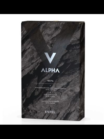 Estel Professional Набор ALPHA ЧЕСТЬ Очищающий гель + Гель для бритья + Лосьон после бритья