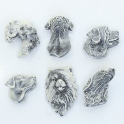 МАГНИТ ГОЛОВА СОБАКИ (В АССОРТИМЕНТЕ).ОПТ