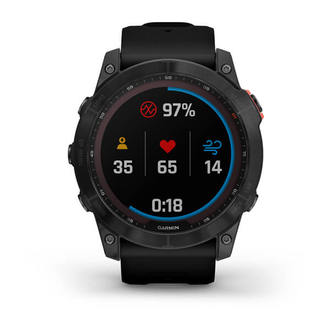 GARMIN FENIX 7X Solar серые с черным ремешком на Умном Гаджете