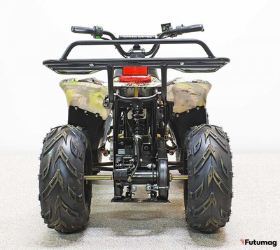 Квадроцикл GreenCamel Gobi K51 (30Ah 36V 800W R7 Цепь) быстросъем, ножной тормоз, pеленый экстрим