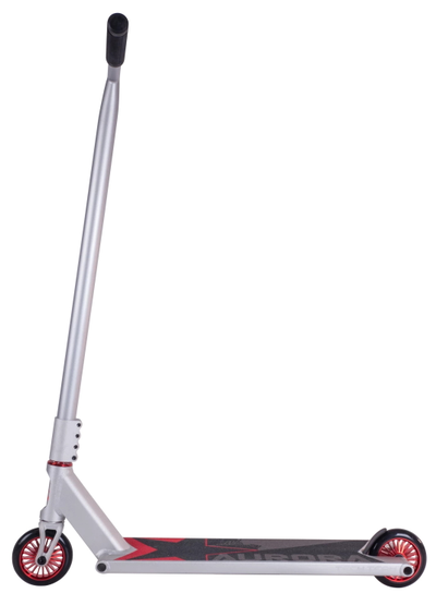 Трюковой самокат Tech Team Aurora silver сбоку
