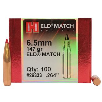 6.5MM .264 147 GR ELD MATCH  пули