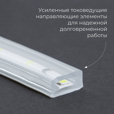 Cветодиодная LED лента 120SMD(5730)/м 11Вт/м 50м 220V 6500K IP65