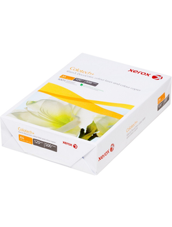 Бумага для цветной лазерной печати XEROX Colotech plus, А4,120г/кв.м, 170%CIE (500 листов)