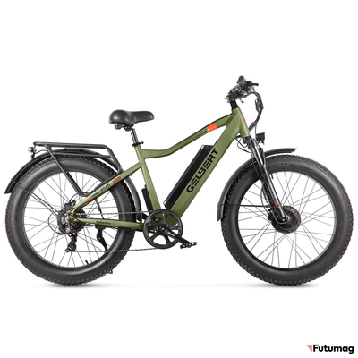 Электровелосипед Gelbert Pegas 4 DUAL PRO MAX хаки