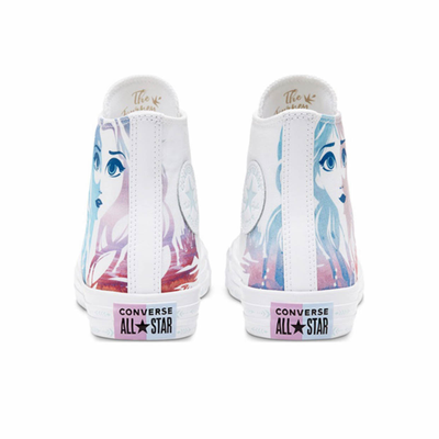 красивые мультяшные Кеды Converse Chuck Taylor All Star Hi Frozen 2 167357C