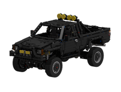 TH2 TOYOTA Hilux Xtra-Cab  SR5 'Back to the Future' 1983-1985 Building instruction v1 / Инструкция по сборке v1 PDF, n/a (TH2)