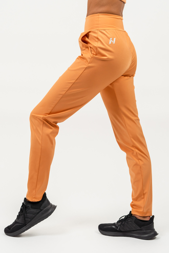 Спортивные брюки SHINY SLIM FIT LEGGINGS PANTS SLEEK 482 Оранжевые