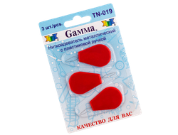 Нитковдеватели металлические с пластиковой ручкой  3шт TN-019 Gamma