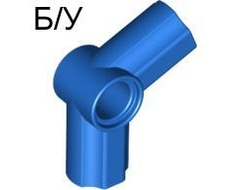 ! Б/У - Technic, Axle and Pin Connector Angled #5 - 112.5 degrees, Blue (32015 / 4113008 / 4185582 / 6189196 / 6331024) - Б/У