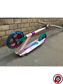 Самокат ORZ Relishing Zoom 200-200 мм Розовый