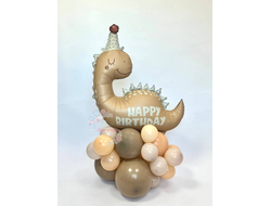 Динозавр на стойке