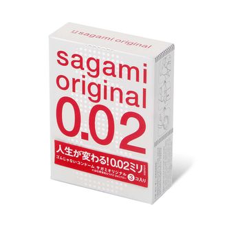 Ультратонкие презервативы Sagami Original 0.02 - 3 шт. Производитель: Sagami, Япония