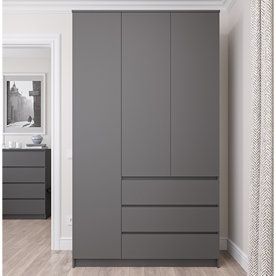 Мадера шкаф ШМ 1200 Графит