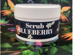 Скраб для тела и кожи головы ягодный с голубикой SCRUB BLUEBERRY 100 мл